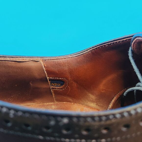 Allen Edmonds Sanford‎ USA Made Mens Size 10 Calfskin Cap Toe Dress Shoes 5277 main image 10